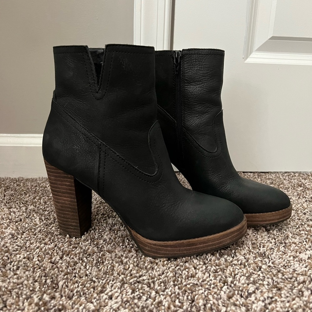 Lucky Brand heeled booties